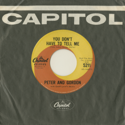 Nobody I Know / You Don't Have To Tell Me