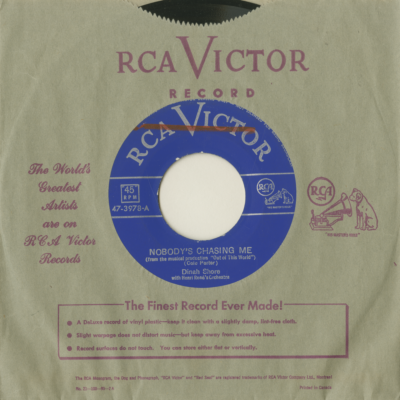 Nobody's Chasing Me / My Heart Cries For You (1951)