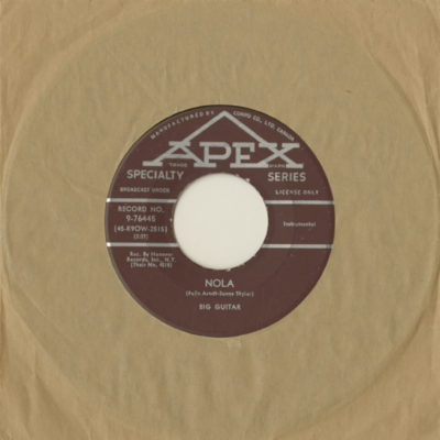 Nola / Tony's Folly (1959)
