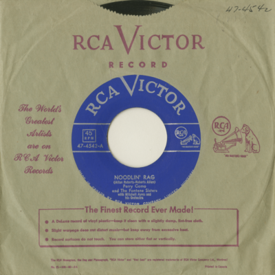 Noodlin' Rag / Play Me A Hurtin' Toon (1952)