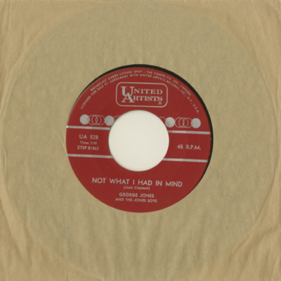 Not What I Had In Mind / I Saw Me