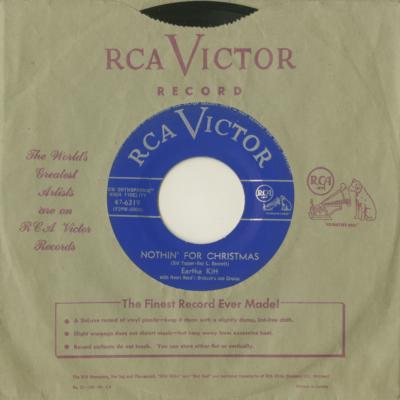 Nothin' For Christmas / Je Cherche Un Homme (1955)