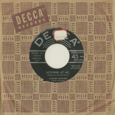 Nothing At All / I'm Settin' You Free