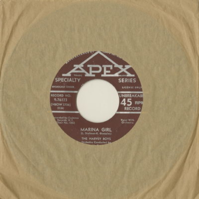 Nothing Is Too Good For You / Marina Girl (1957)
