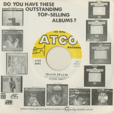 Ob-La-Di Ob-La-Da / Otis Sleep On