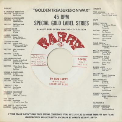 Oh How Happy / Little Orphan Boy (1966)