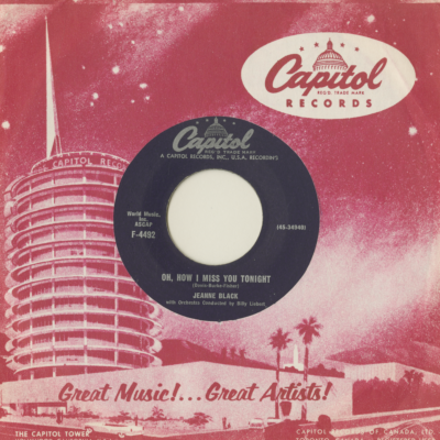 Oh How I Miss You Tonight / A Little Bit Lonely (1961)