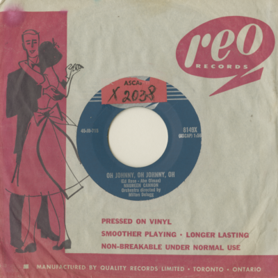 Oh Johnny Oh Johnny Oh / Mama Come Save Your Child (1957)