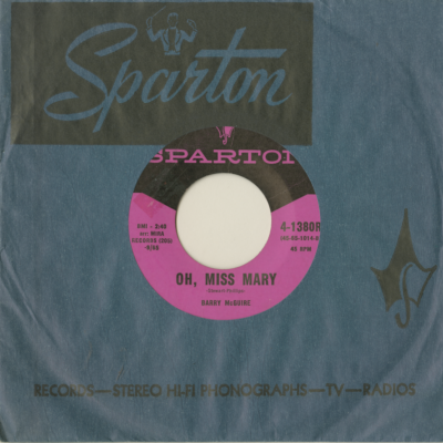 Oh Miss Mary / Greenback Dollar (1965)