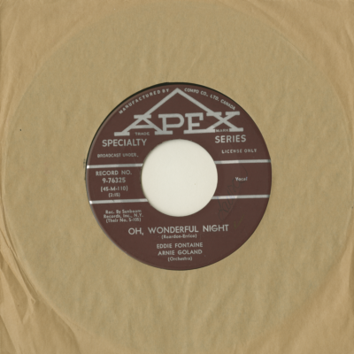 Oh Wonderful Night / Nothin' Shakin'