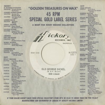 Old George Dickel / Fire Engine Red