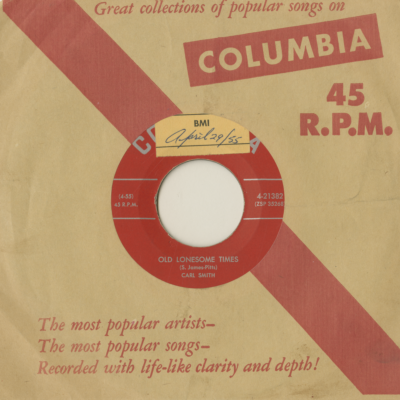 Old Lonesome Times / There She Goes