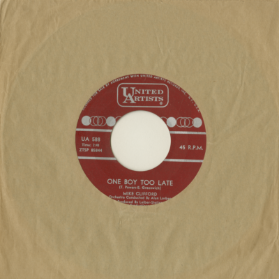 One Boy Too Late / Danny's Dream (1963)