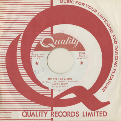 One Step At A Time / Anything For A Laugh