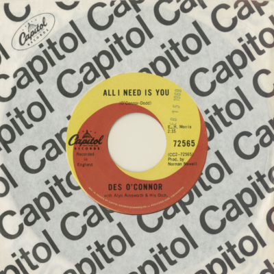 One Two Three O'Leary / All I Need Is You