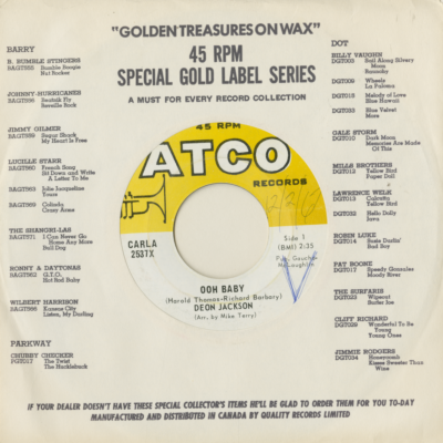 Ooh Baby / All On A Sunny Day (1967)