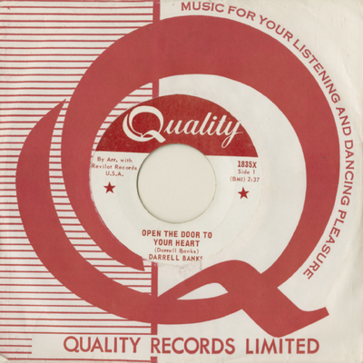 Open The Door To Your Heart / Our Love