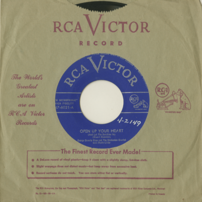 Open Up Your Heart / Mercy Lord (1955)