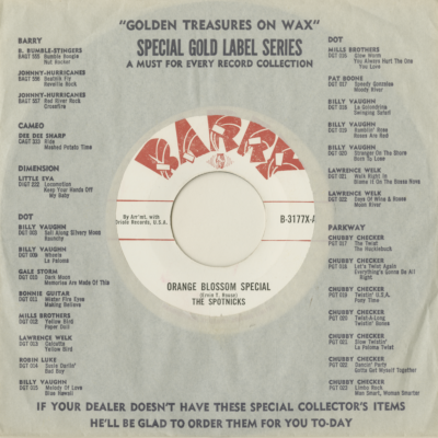 Orange Blossom Special /  The Rocket Man (1963)