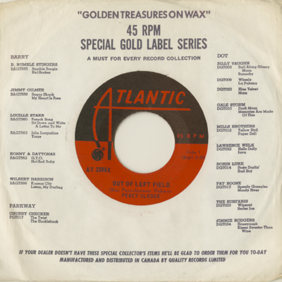 Out Of Left Field / It Can't Be Stopped (1967)