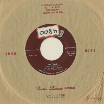 Oy Vay / Quackety Quack (1958)