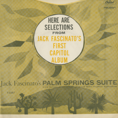 Palm Springs Suite Promo 45 Picture Sleeve (1959)