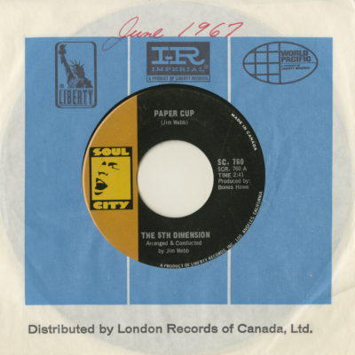 Paper Cup / Poor Side Of Town