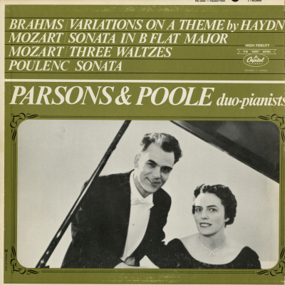 Parsons And Poole Play Brahms