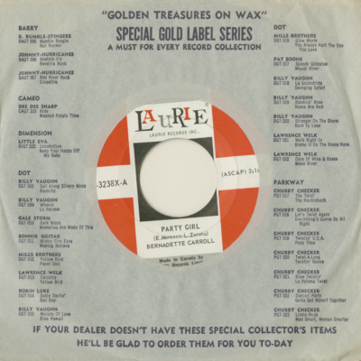 Party Girl / I Don't Wanna Know (1964)