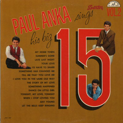 Paul Anka Sings His Big 15 Vol 2