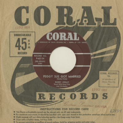 Peggy Sue Got Married / Crying, Waiting Hoping