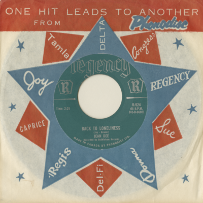 Pick Me Up On Your Way Down / Back To Lonliness (1962)