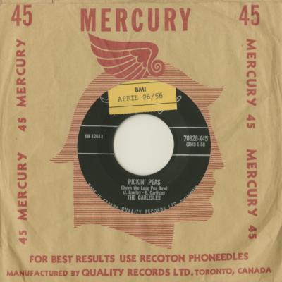 Pickin' Peas / Goo-Goo-Da-Da (1956)