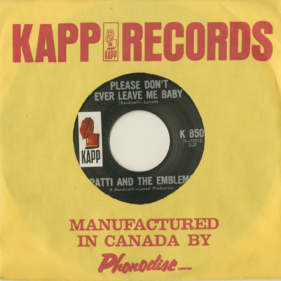 Please Don't Ever Leave Me Baby / All My Tomorrows Are Gone