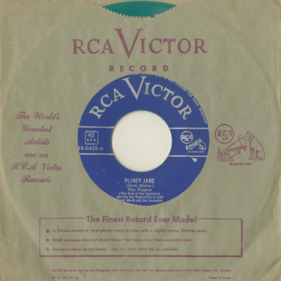 Pliney Jane / Cowboy's Heaven (1951)