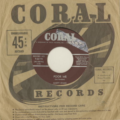 Poor Me / Now That You Have Gone (1960)