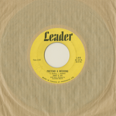 Pretend A Wedding / Campatitude (1960)