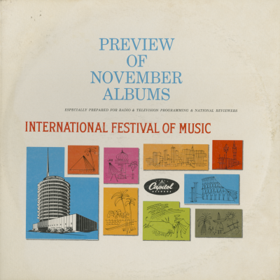 Preview Of November Albums International Festival Of Music (1958)
