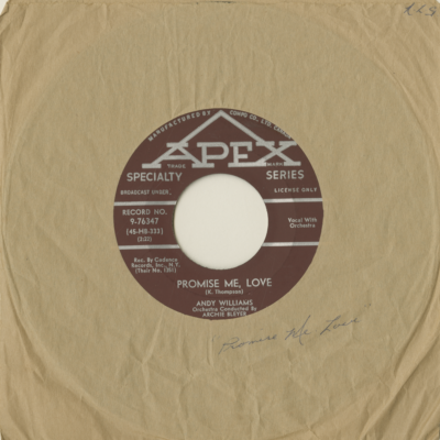 Promise Me Love / Your Hand Your Heart Your Love