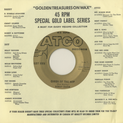 Queen Of The Hop / Splish Splash