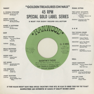 Quentin's Theme / #1 At The Blue Whale (1969)