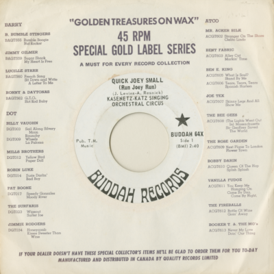 Quick Joey Small / Poor Old Mr Jensen