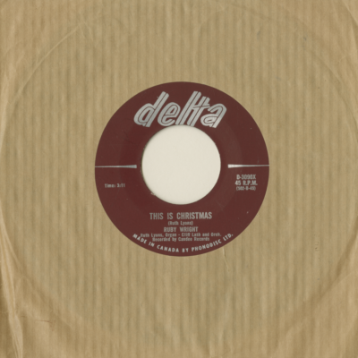 R Lyons C Lash R Wright: This Is Christmas / Christmas Marching Song (1959)