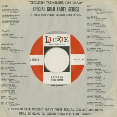 Rags To Riches / Pretend (1963)