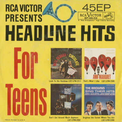 RCA Victor Presents Headline Hits For Teens