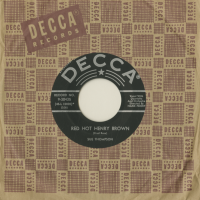 Red Hot Henry Brown / Walkin' To Missouri