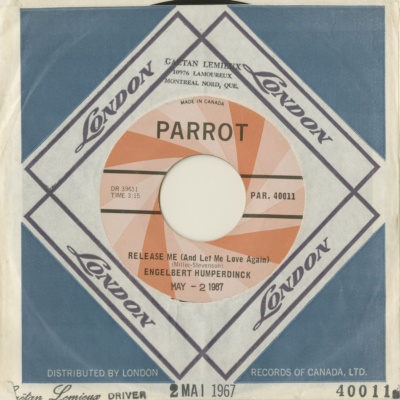 Release Me And Let Me Love Again / Ten Guitars (1967)