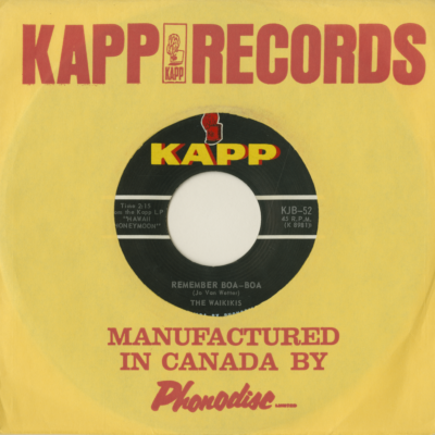 Remember Boa Boa / Hawaii Honeymoon