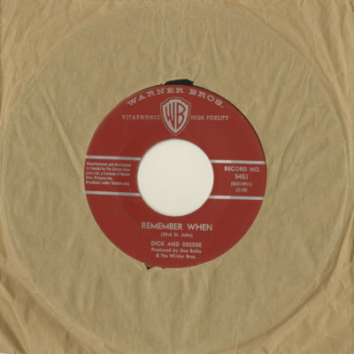 Remember When / You Were Mine (1964)