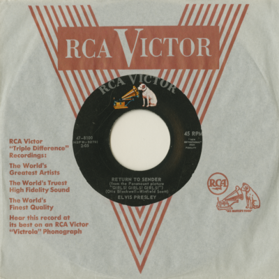 Return To Sender / Where Do You Come From